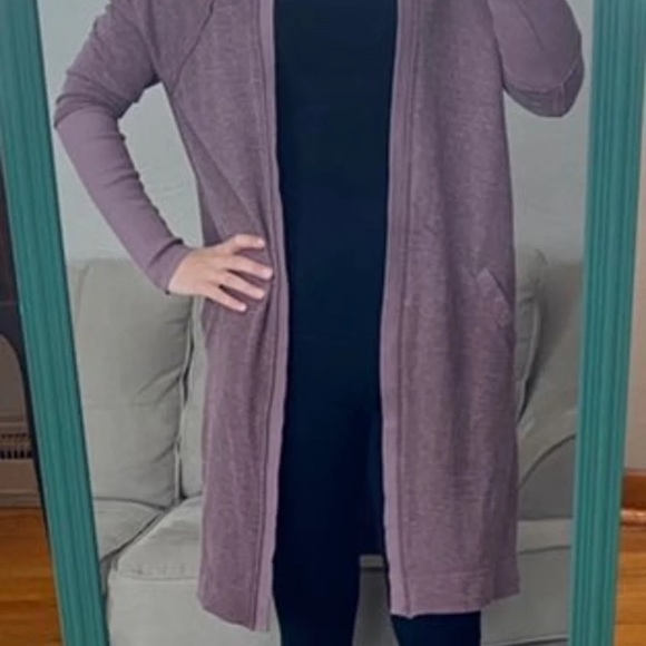 Free People Long Oversized Cardigan Sweater - Picture 2 of 8